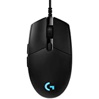 Los mejores  - Logitech G PRO Wired Gaming Mouse- HERO 25K Sensor- 25-600 DPI- RGB- Ultra Lightweight- 6 Programmable Buttons- On-Board…